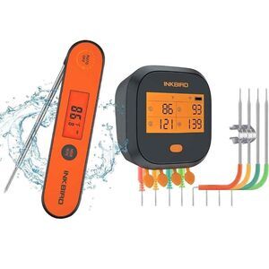 NEW Inkbird WiFi Grill Thermometer,Instant Read,Rechargeable,Digital w/Alarm
